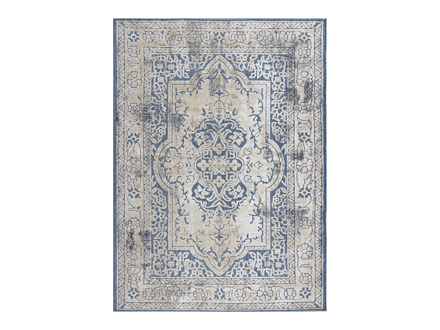 Tapijt Structureel SOLE D3871 Ornament, kader Plat geweven, twee poolh 200x290 cm