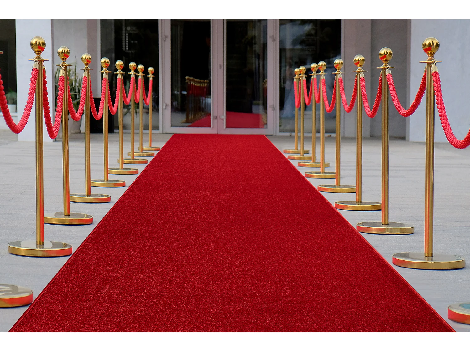 Passatoia KARMEL pianura carminio / rosso 100x1350 cm