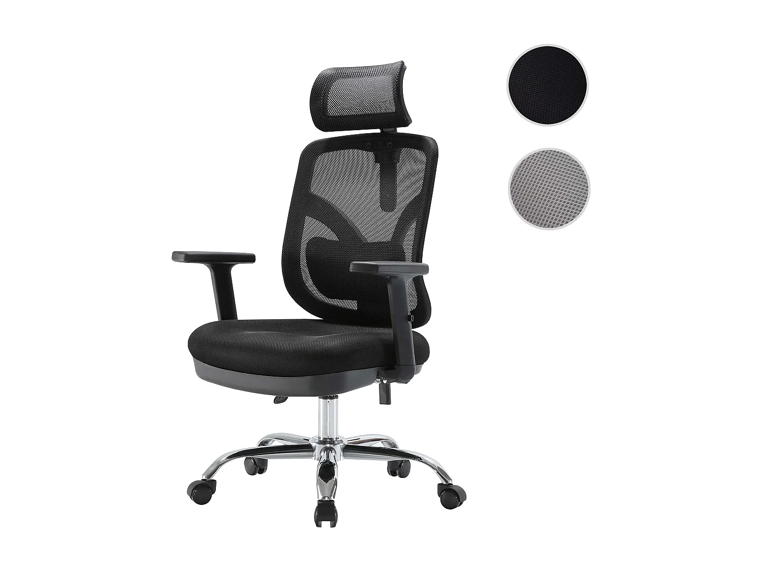 Cadeira de escritório SIHOO-J92,  preto