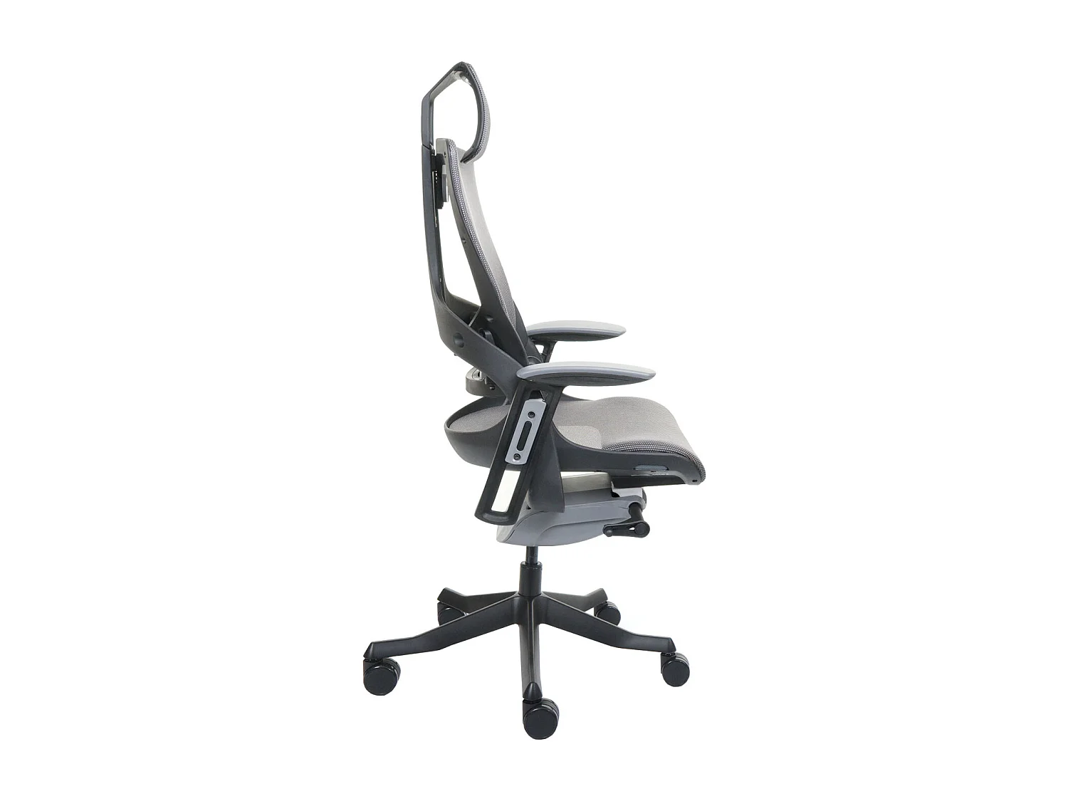 Silla de oficina MERRYFAIR Adelaide,  negro-gris, estructura negra
