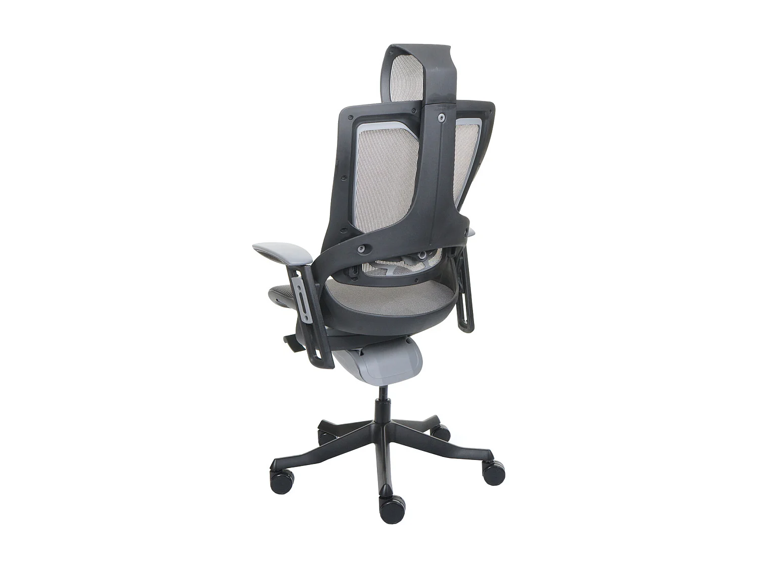 Chaise de bureau MERRYFAIR Adelaide,  noir-gris, piétement noir