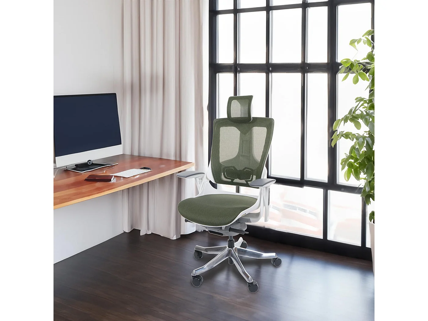 Chaise de bureau MERRYFAIR Adelaide,  vert