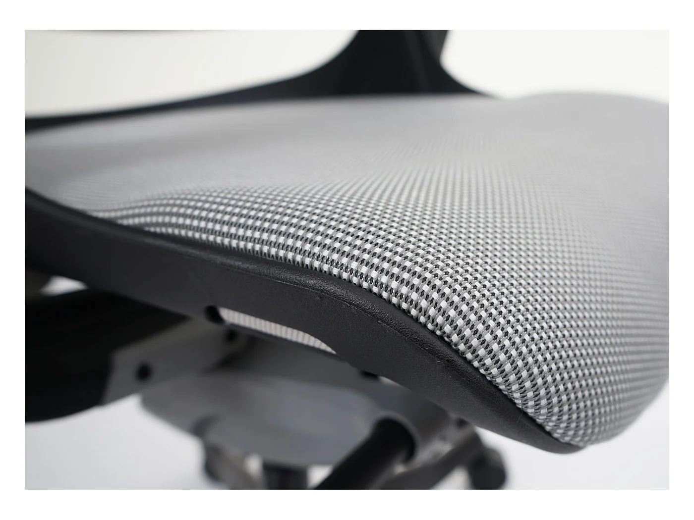 MERRYFAIR Adelaide bureaustoel,  wit-grijs, zwart frame