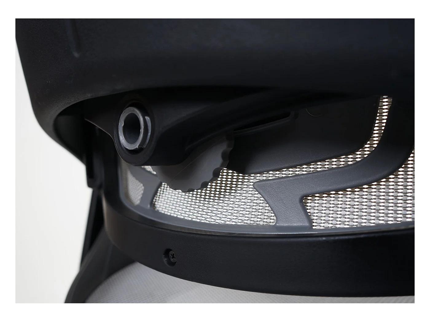 MERRYFAIR Adelaide bureaustoel,  wit-grijs, zwart frame