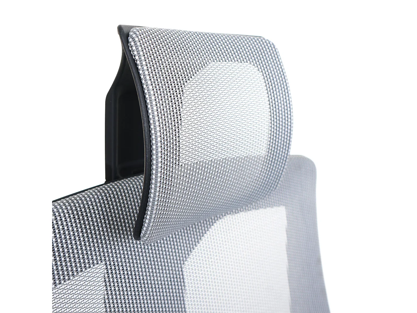 Chaise de bureau MERRYFAIR Adelaide,  blanc-gris, piétement noir