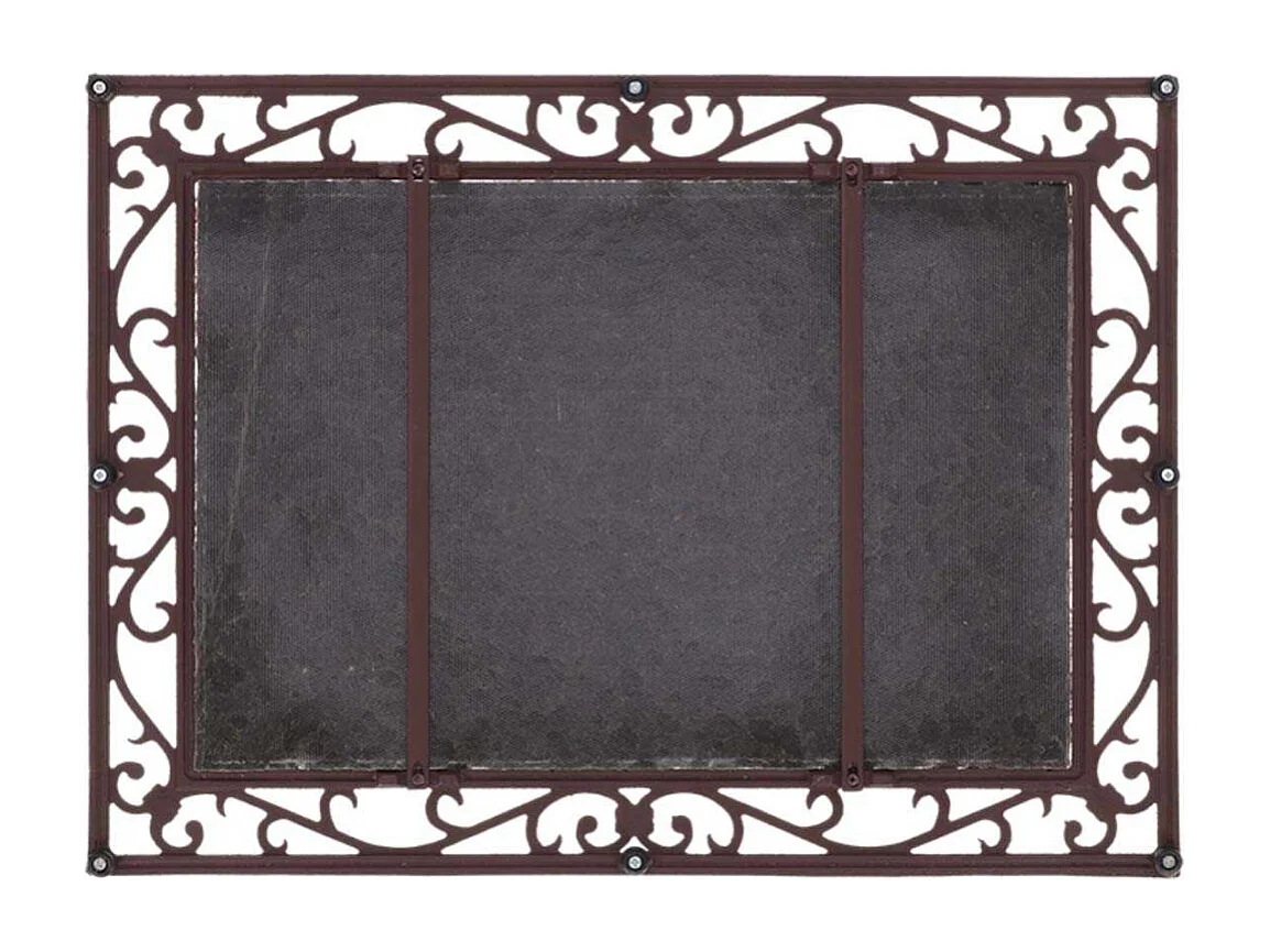 Paillasson antique en coco et fonte