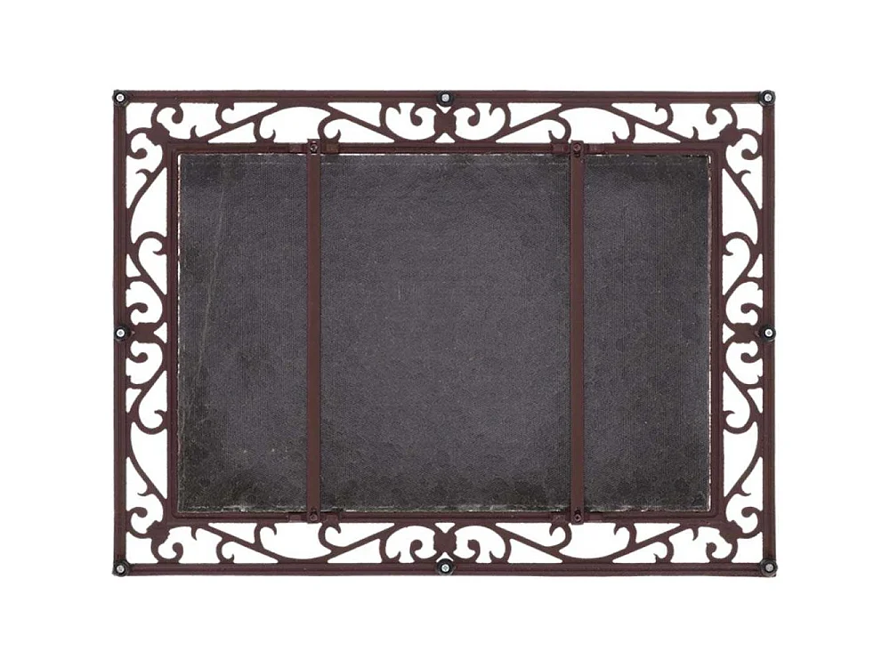 Paillasson antique en coco et fonte