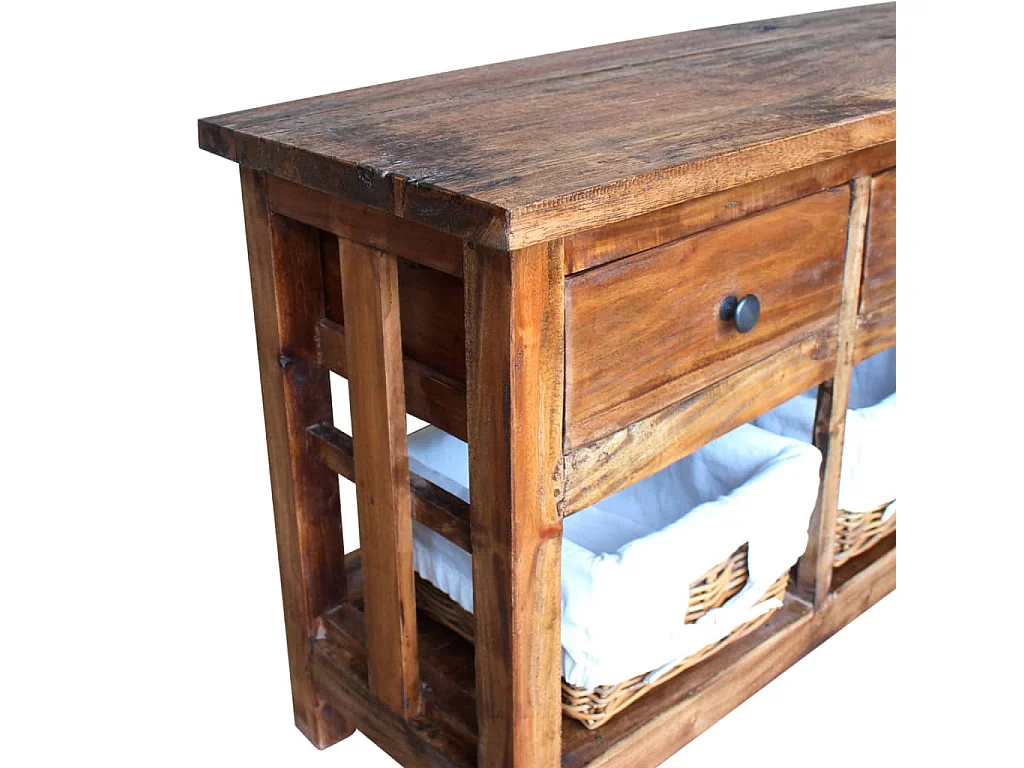 Buffet Bois de récupération massif 100 x 30 x 50 cm EGER37917