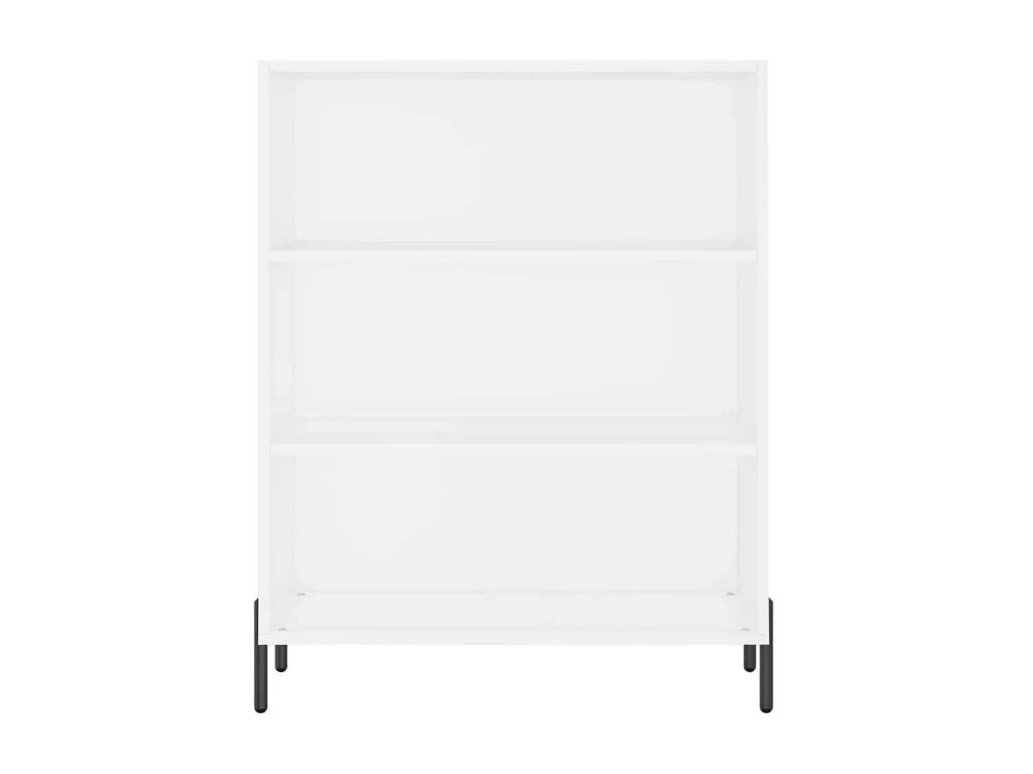 Highboard,Kommode Weiß 69,5x32,5x180 cm Holzwerkstoff -gkd43245