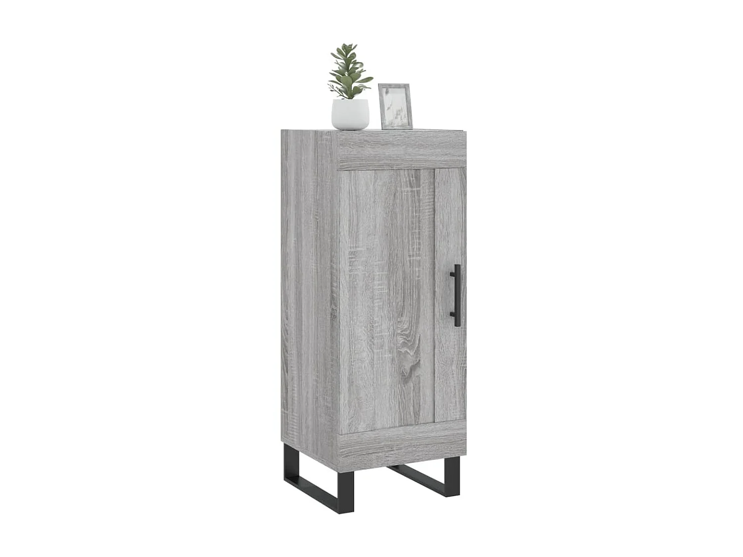 Buffet Sonoma gris 34,5x34x90 cm Bois d'ingénierie QWE69163