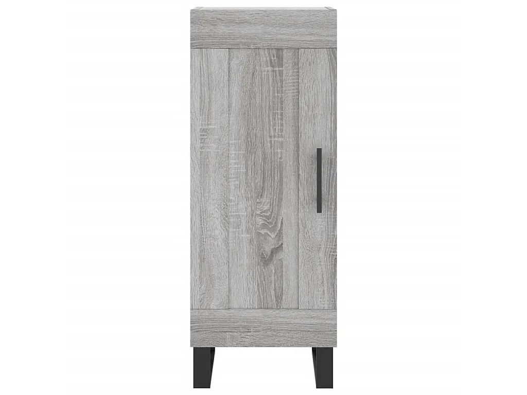 Buffet Sonoma gris 34,5x34x90 cm Bois d'ingénierie QWE69163