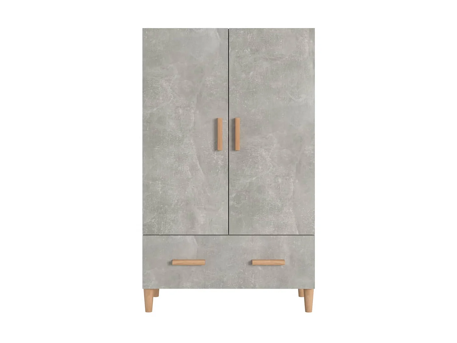 Buffet haut Gris béton 70x31x115 cm Bois d'ingénierie EGER39667