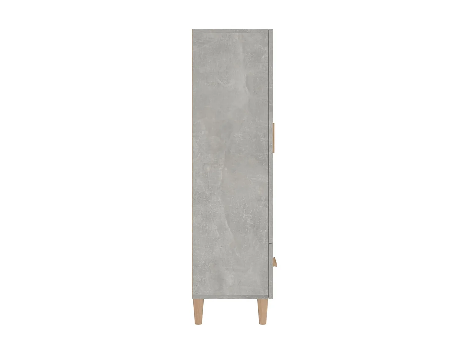 Buffet haut Gris béton 70x31x115 cm Bois d'ingénierie EGER39667