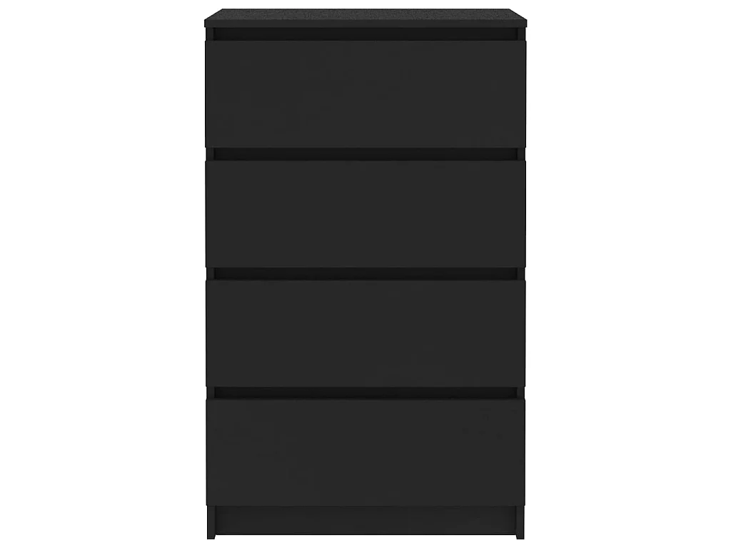 Buffet Noir 60x35x98,5 cm Bois d'ingénierie QWE76048