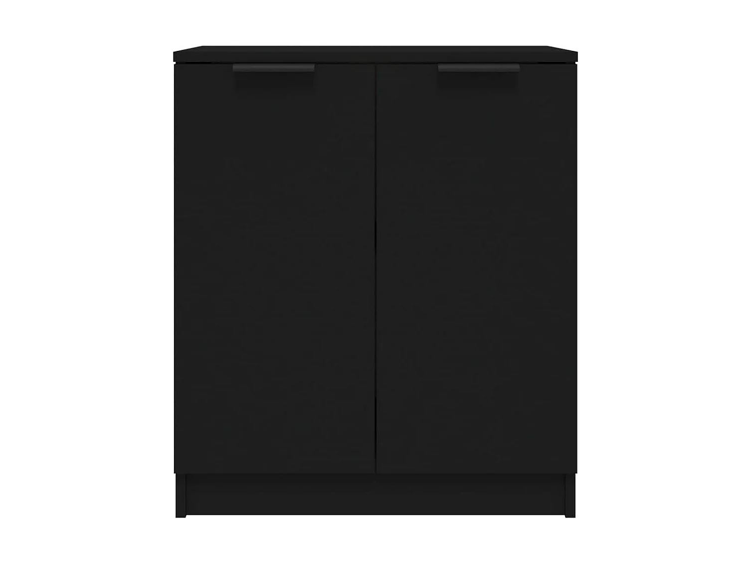 Buffets 2 pcs Noir 60x30x70 cm Bois d'ingénierie EGER36332