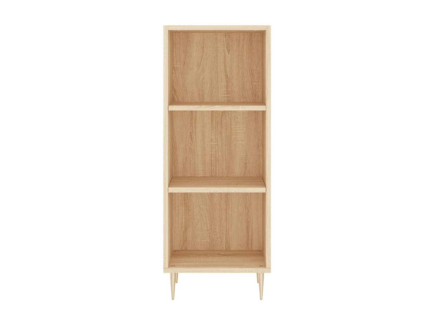 Buffet chêne sonoma 34,5x32,5x90 cm bois d'ingénierie QWE37798