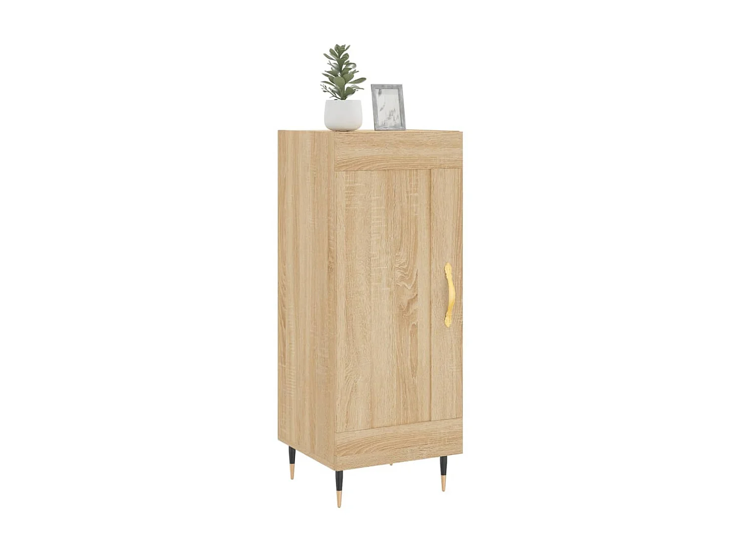 Dressoir 34,5x34x90 cm bewerkt hout sonoma eiken NL49806