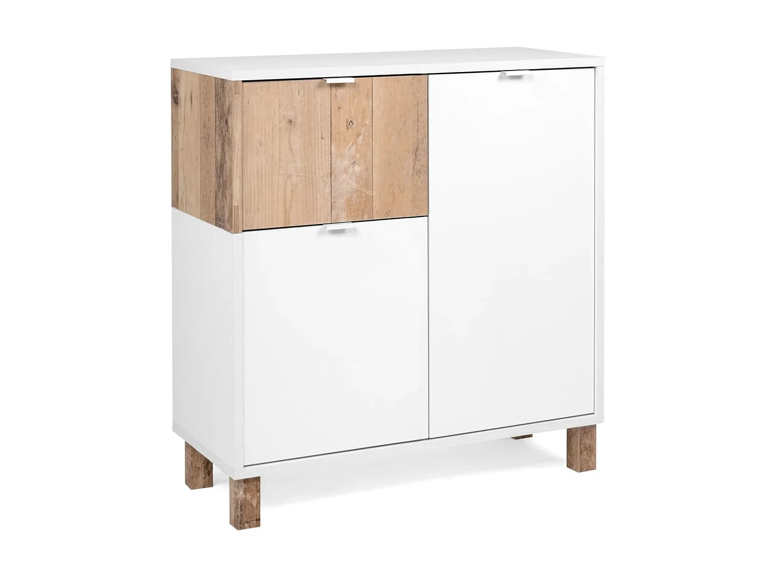 Buffet, Bahut, Meuble de rangement Menorca 01A Blanc EGER73582 BonneVie Meuble