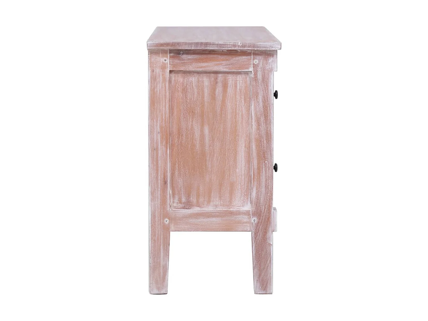 Dressoir met 2 lades 90x30x60 cm massief mahoniehout NL575105