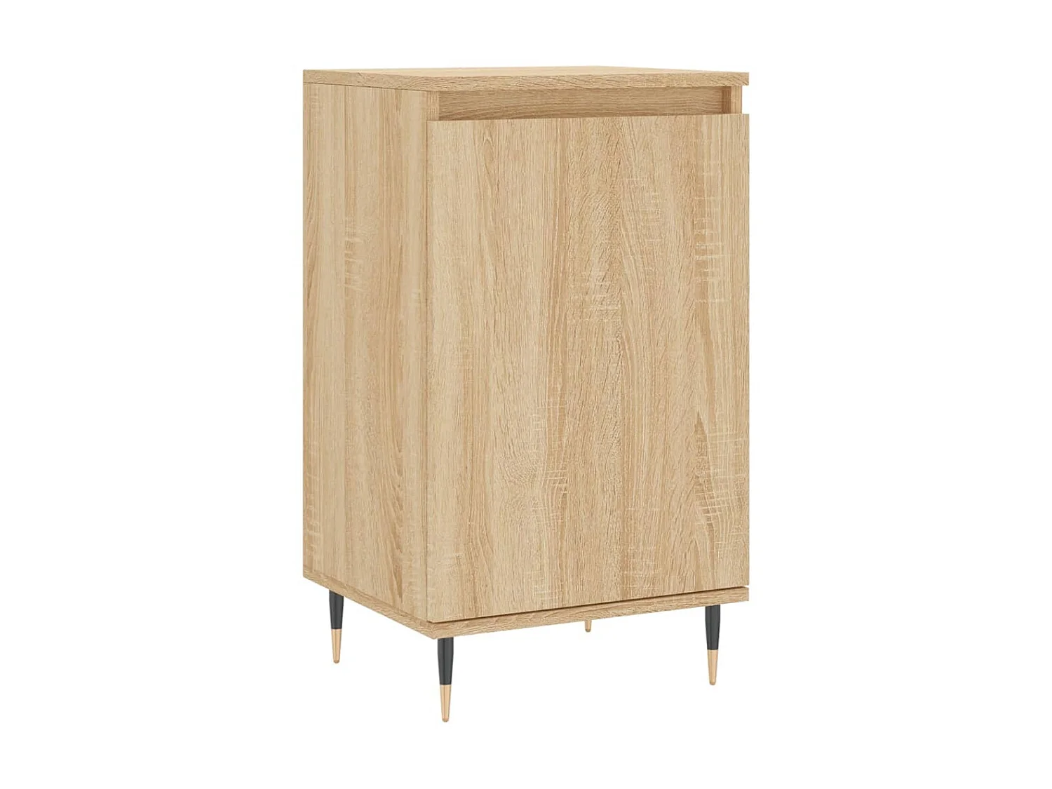 lot de 2 Buffets chêne sonoma 40x35x70 cm bois d'ingénierie QWE78966