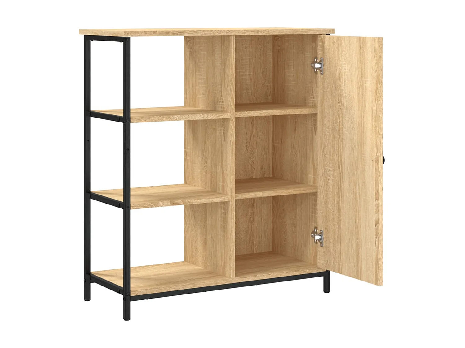 Aparador de madera de ingeniería roble Sonoma 70x30x80 cm ES31995