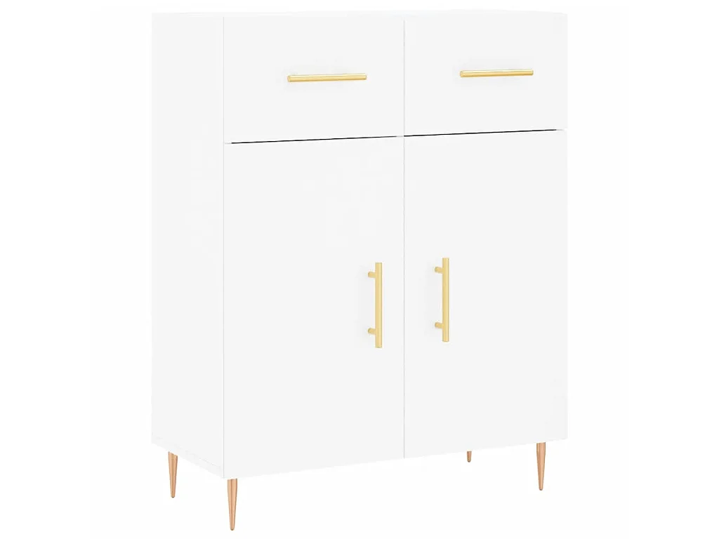 Aparador 69,5x34x90 cm madeira processada branco PT346116