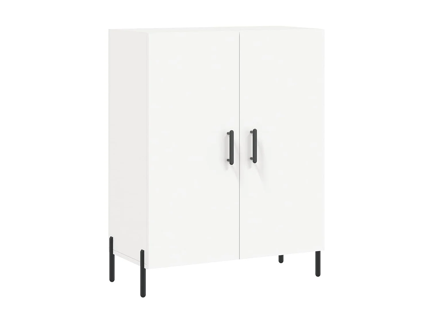 Dressoir 69,5x34x90 cm bewerkt hout wit NL284220