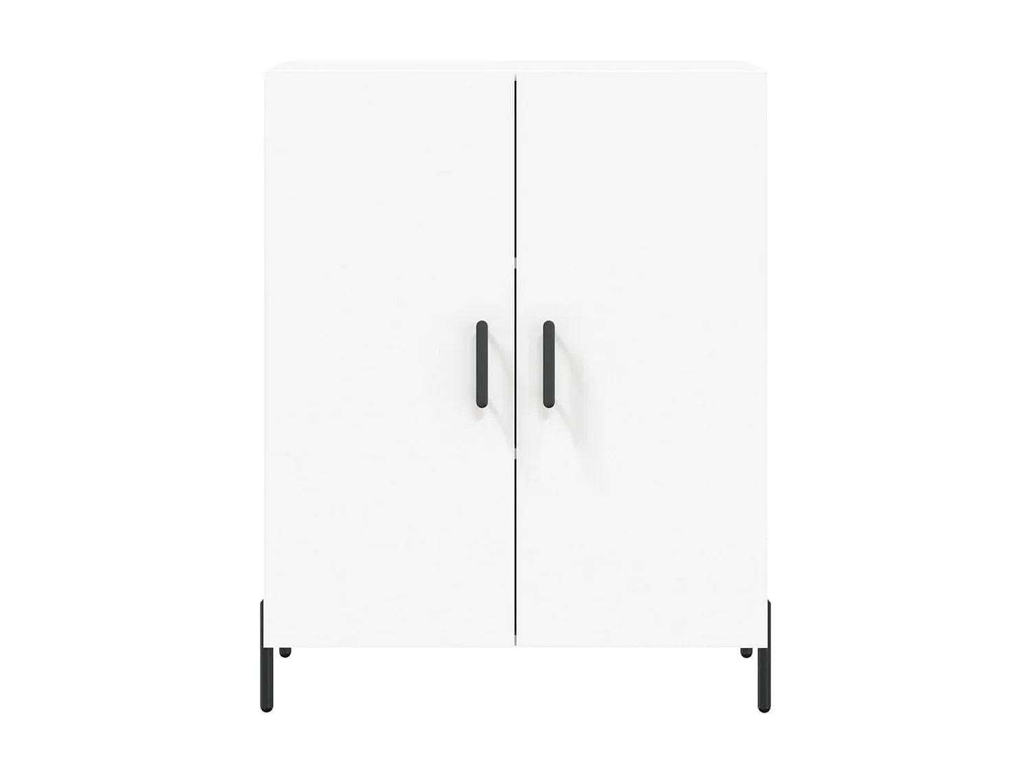 Dressoir 69,5x34x90 cm bewerkt hout wit NL284220