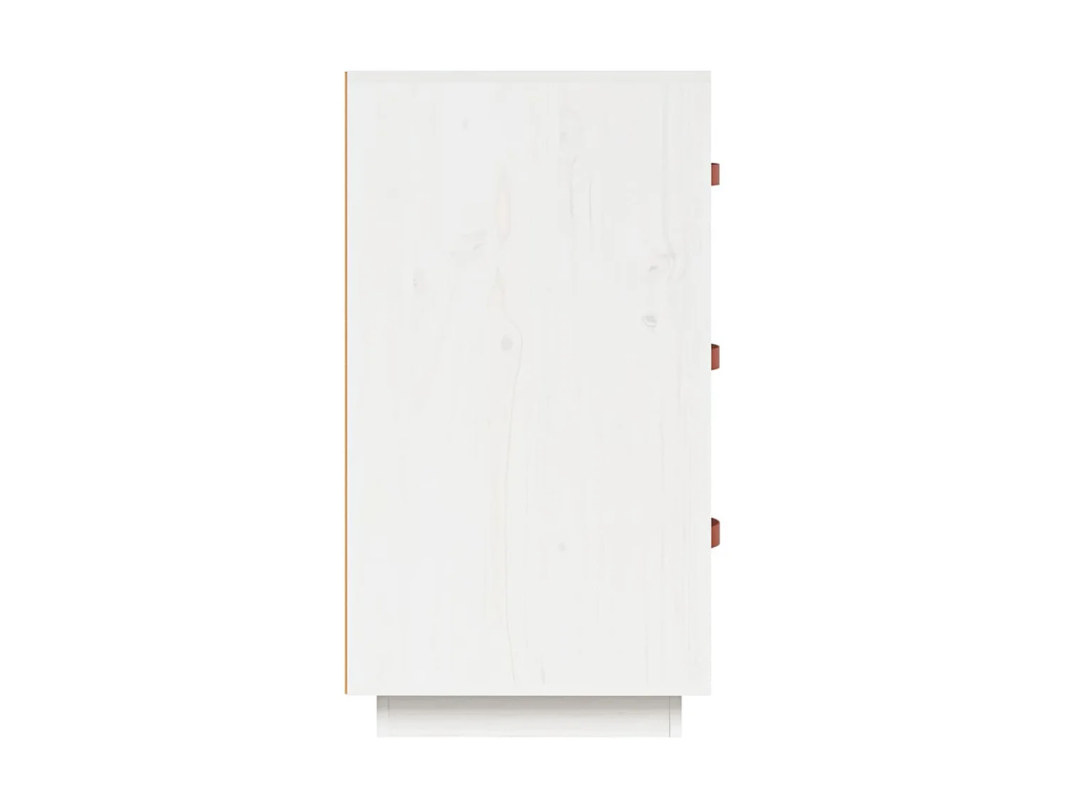 Dressoir 80x40x75 cm massief grenenhout wit NL415702