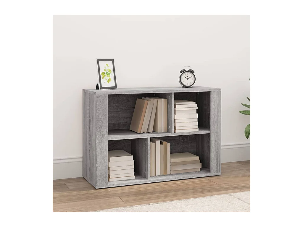 Buffet Sonoma gris 80x30x54 cm Bois d'ingénierie EGER16274