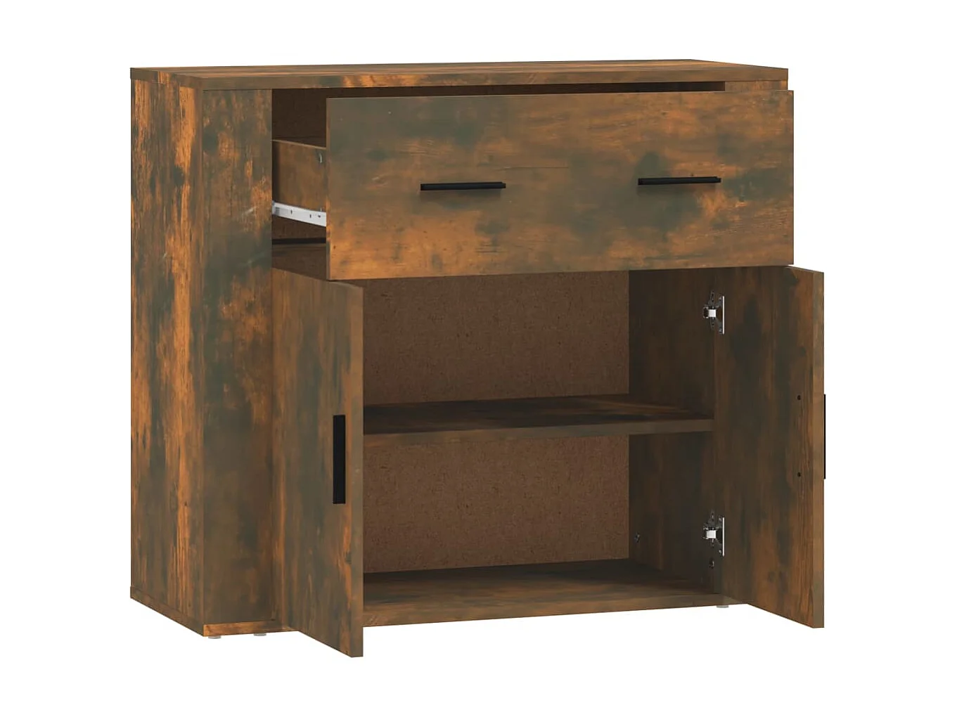 Buffet Chêne fumé 80x33x70 cm Bois d'ingénierie EGER53201
