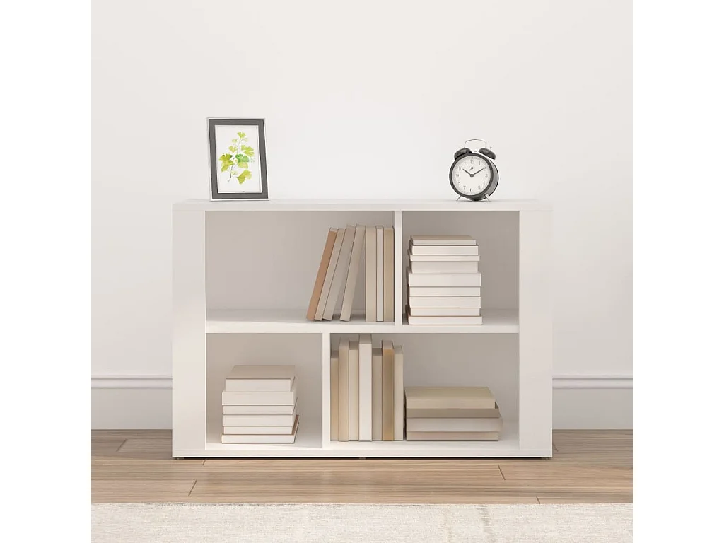 Buffet Blanc 80x30x54 cm Bois d'ingénierie EGER12562