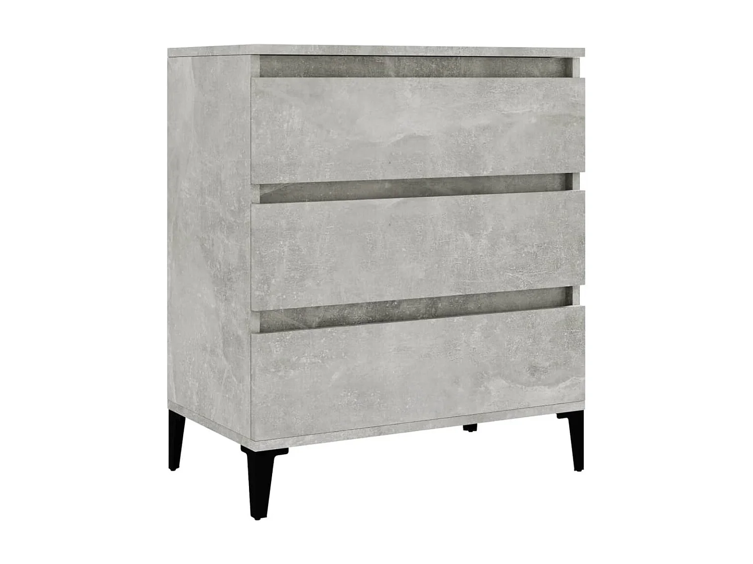 Aparador 60x35x70 cm derivados de madeira cinzento cimento PT382424