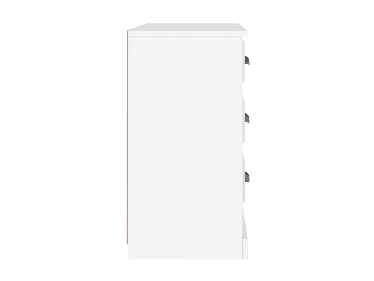 Aparador 104,5x35,5x67,5 cm derivados de madeira branco PT656640