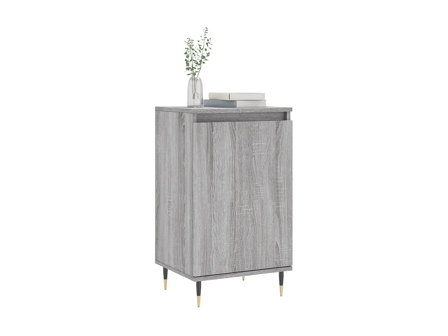 Buffet sonoma gris 40x35x70 cm bois d'ingénierie QWE87556