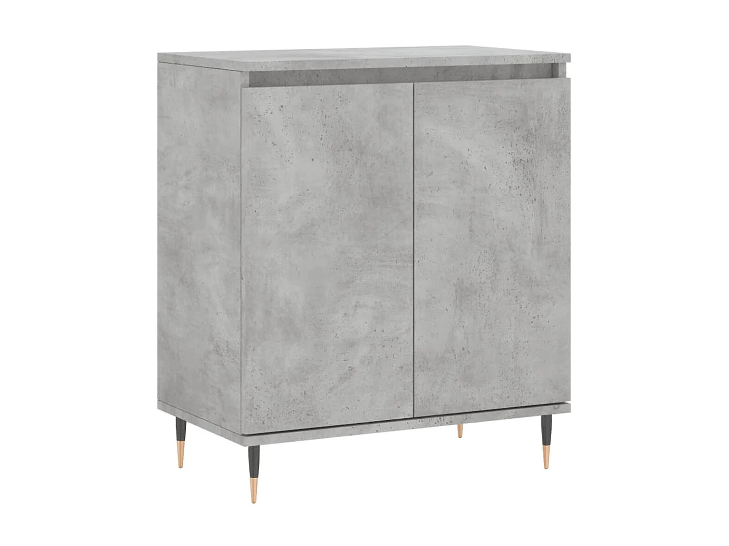 Buffet Gris béton 60x35x70 cm Bois d'ingénierie QWE50469
