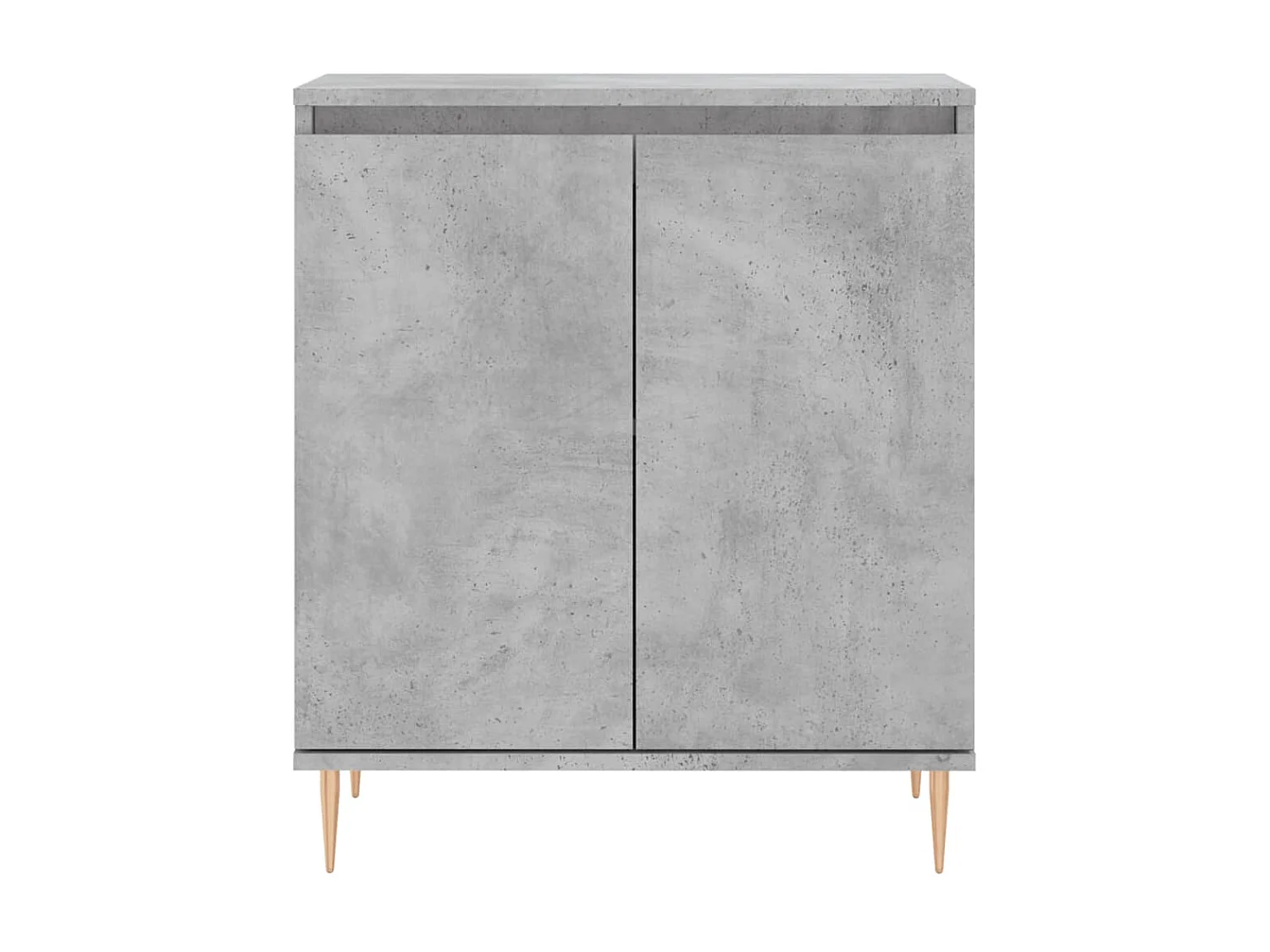 Buffet Gris béton 60x35x70 cm Bois d'ingénierie QWE50469