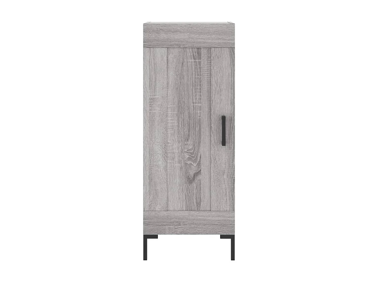 Buffet Sonoma gris 34,5x34x90 cm Bois d'ingénierie QWE66577