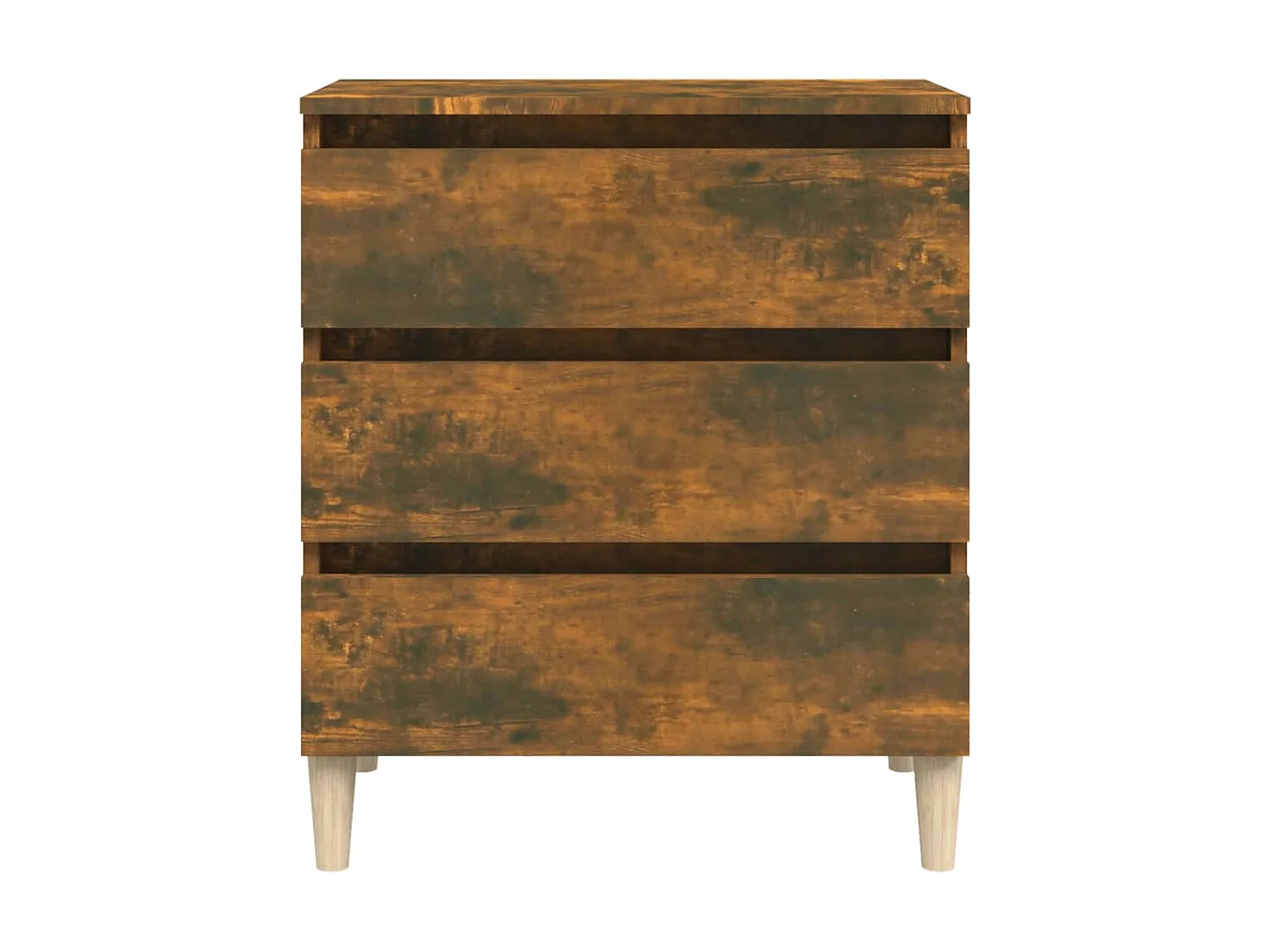 Aparador 60x35x69 cm derivados de madeira cor carvalho fumado PT752421