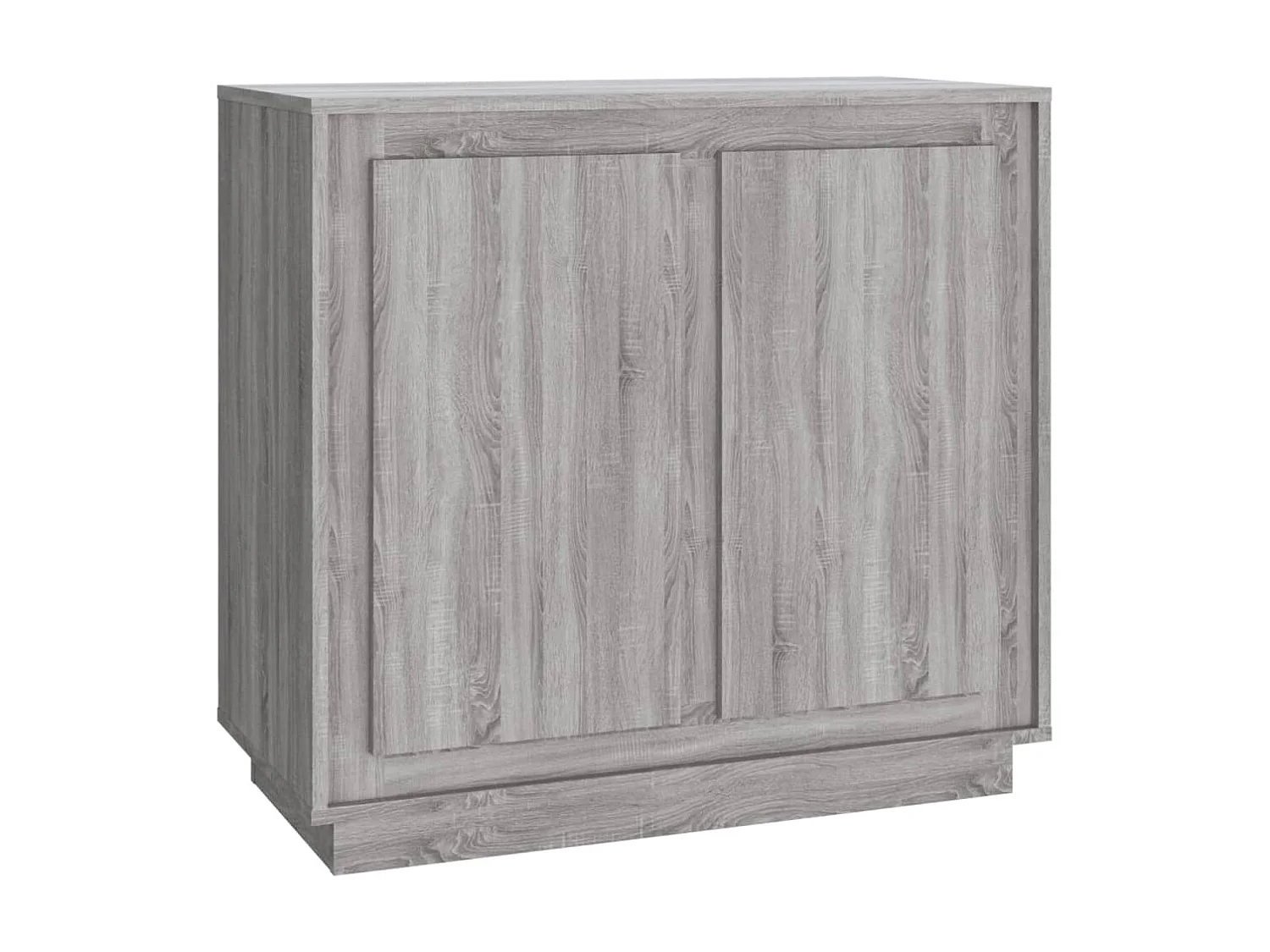 Aparador de madera contrachapada gris Sonoma 80x34x75 cm ES22870