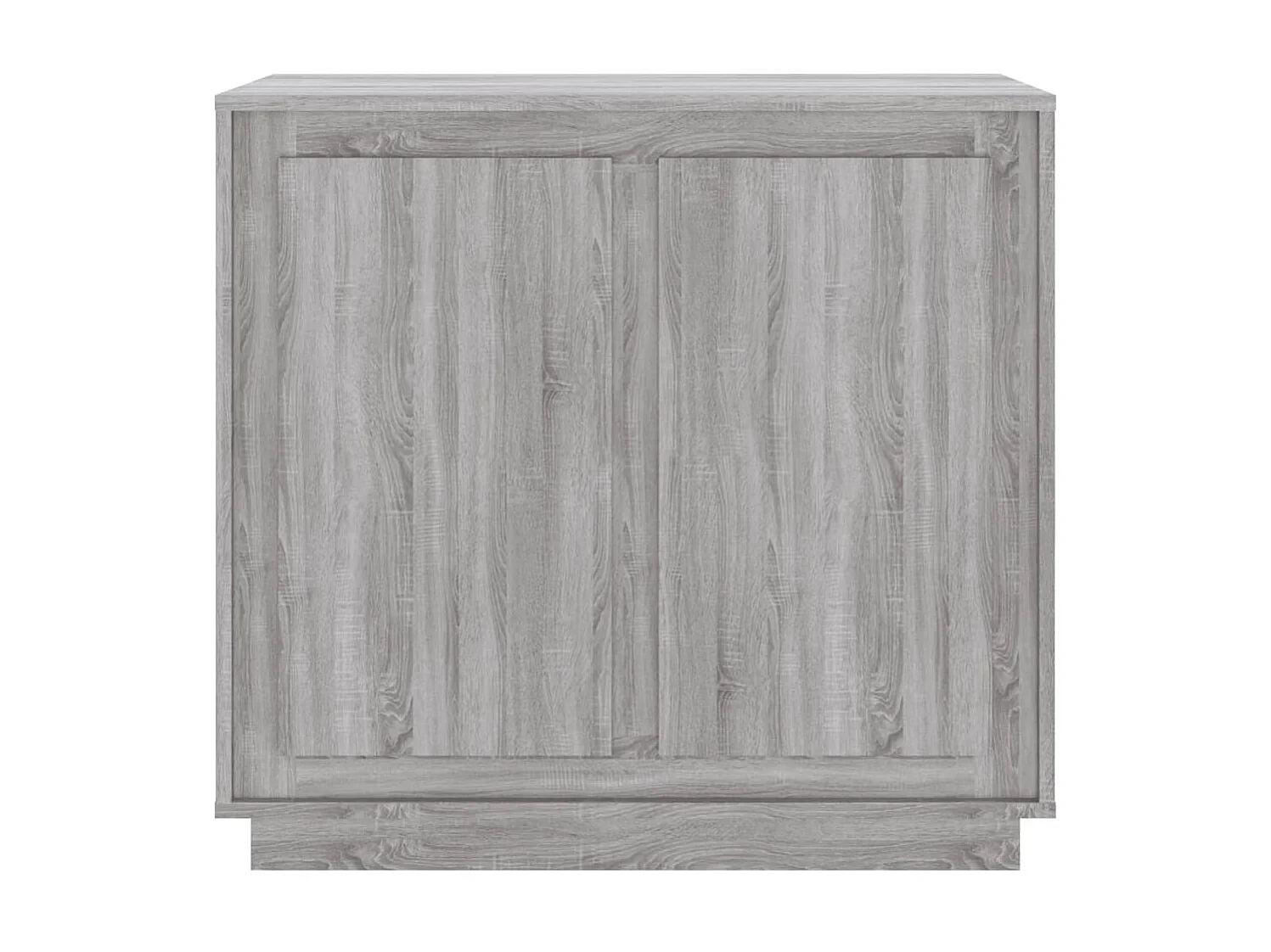 Aparador de madera contrachapada gris Sonoma 80x34x75 cm ES22870