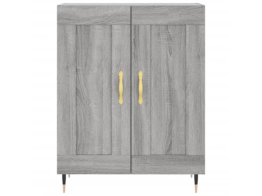Buffet sonoma gris 69,5x34x90 cm bois d'ingénierie QWE23663