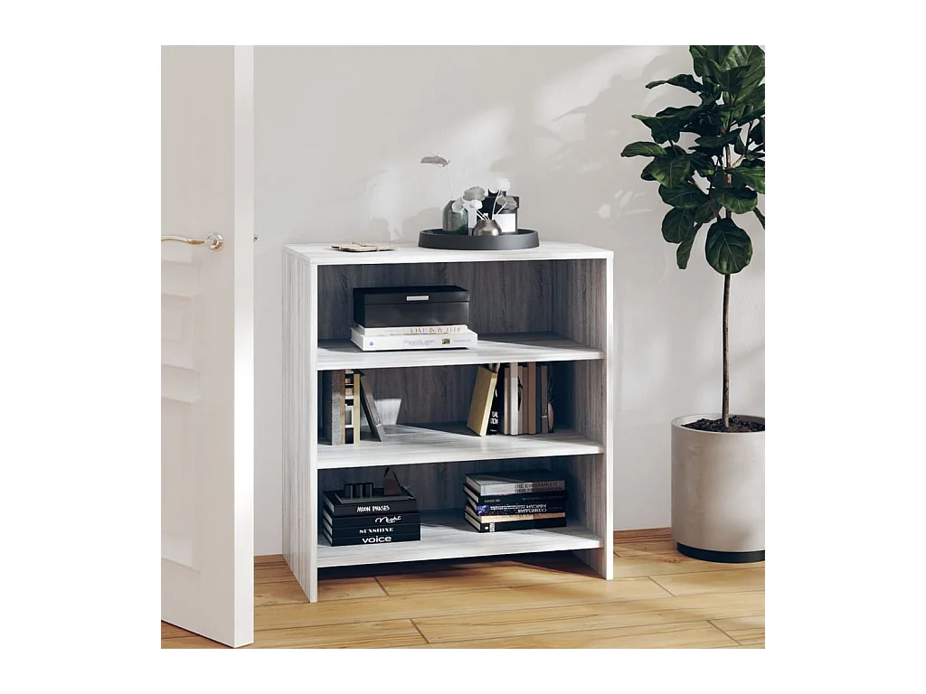 Buffet Sonoma gris 70x40,5x75 cm Aggloméré EGER50133