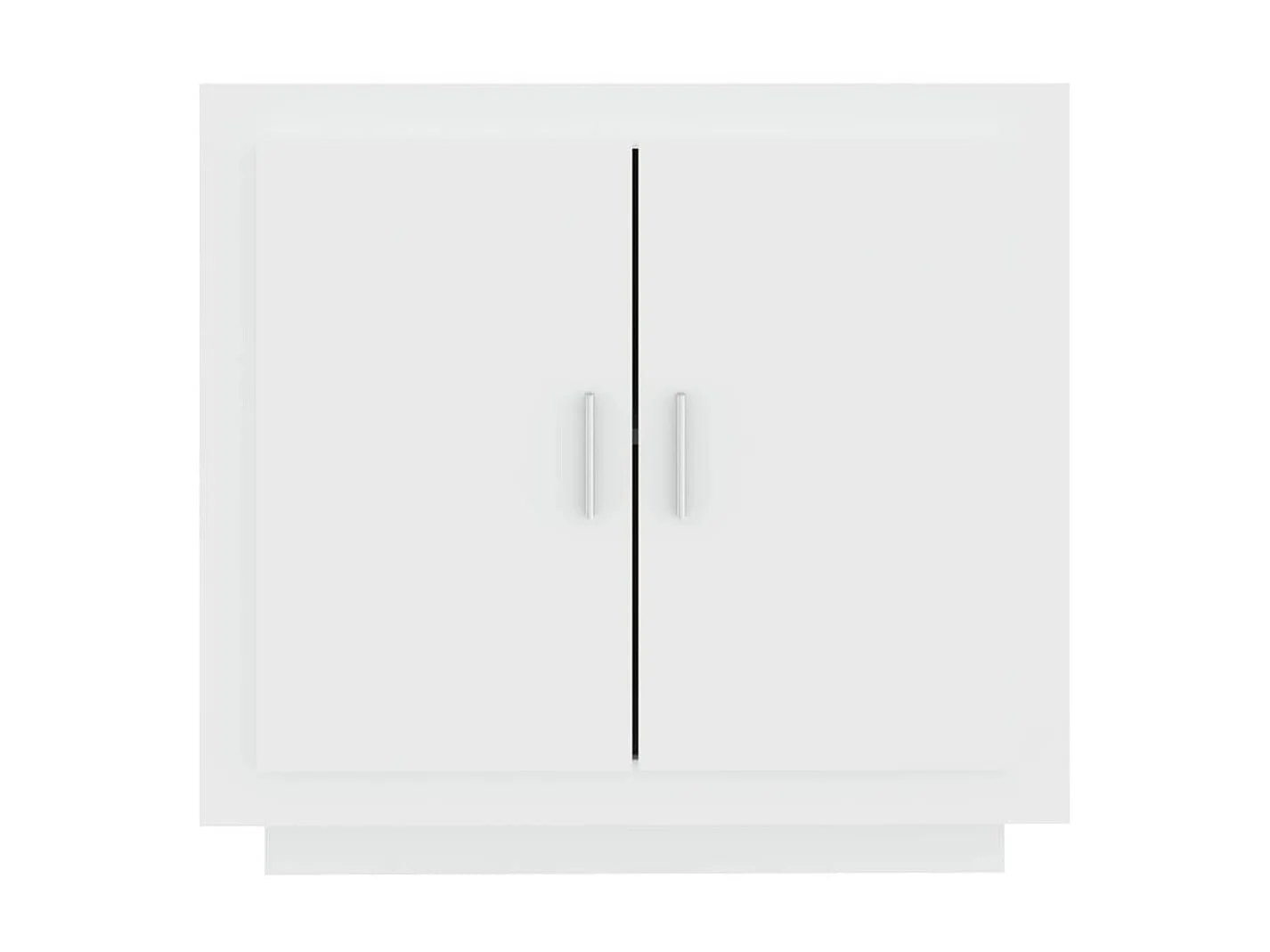 Dressoir 80x40x75 cm bewerkt hout wit NL318353