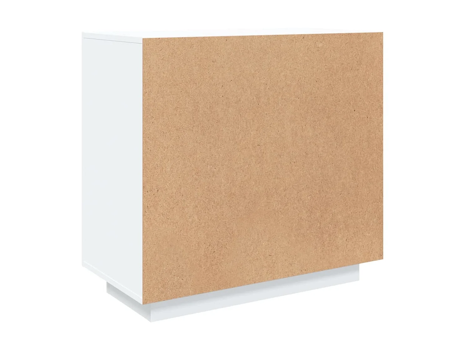 Dressoir 80x40x75 cm bewerkt hout wit NL318353