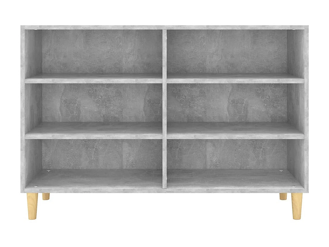 Buffet Gris béton 103,5x35x70 cm Aggloméré EGER47205
