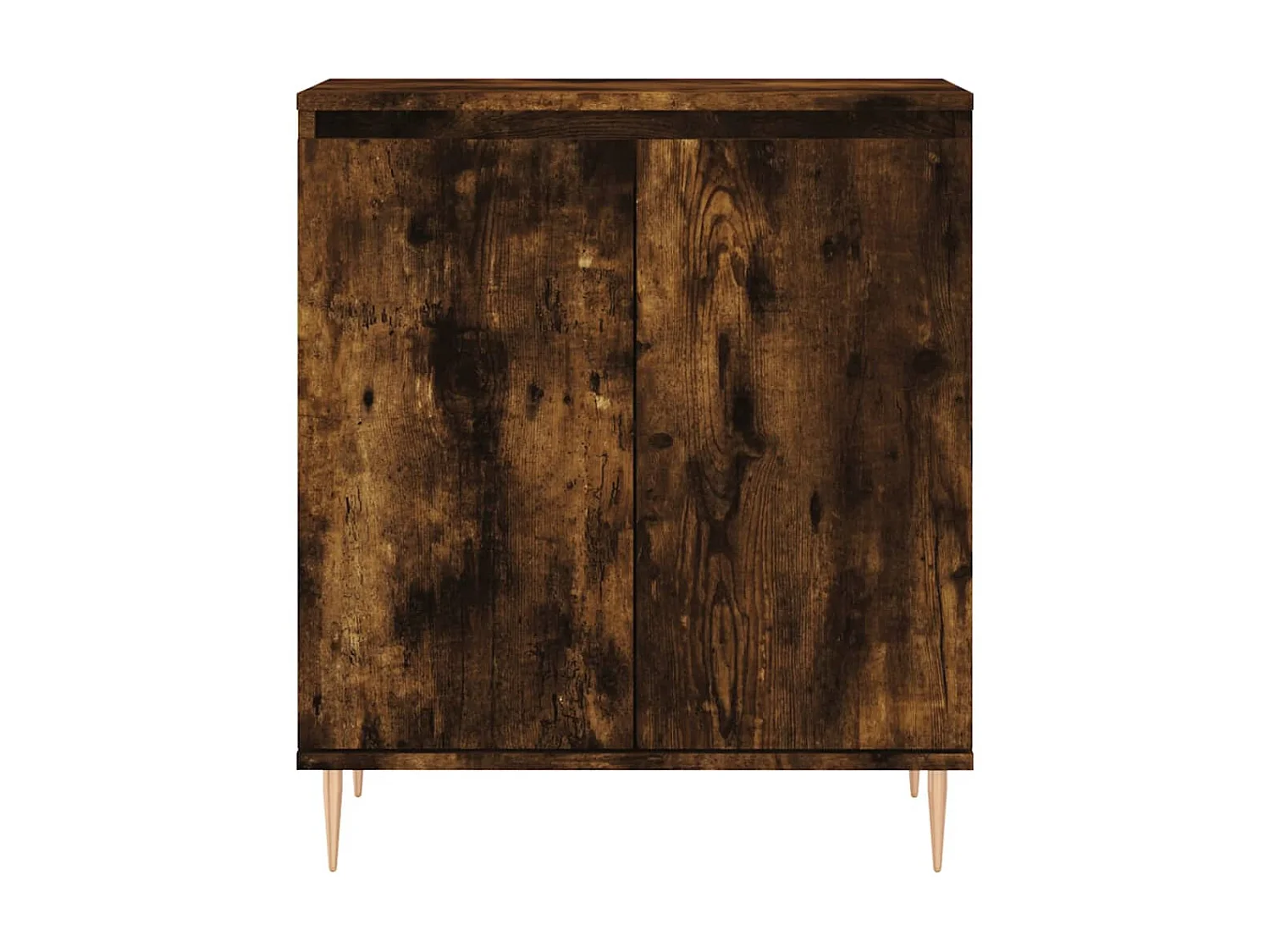Buffet Chêne fumé 60x35x70 cm Bois d'ingénierie QWE95942