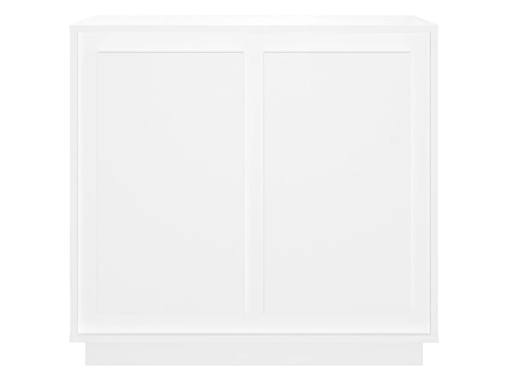 Aparador 80x34x75 cm derivados de madeira branco PT499678