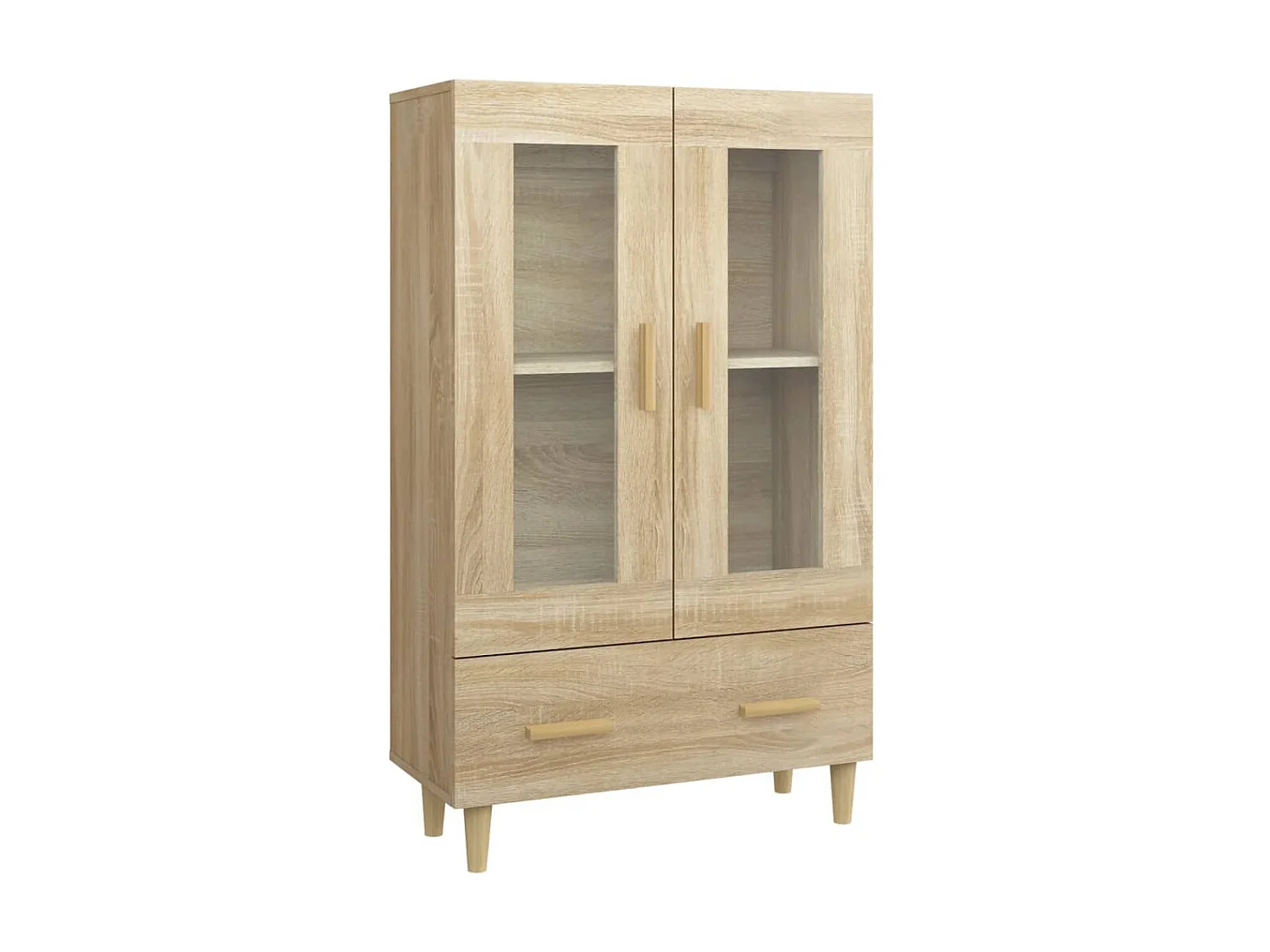 Buffet haut Chêne sonoma 70x31x115 cm Bois d'ingénierie EGER56326