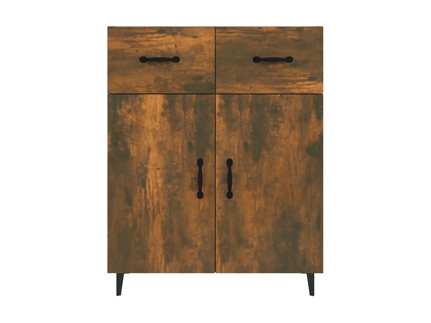 Aparador 69,5x34x90 cm derivados de madeira cor carvalho fumado PT754802